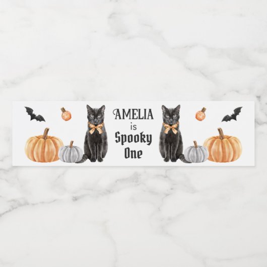 ブキュート幽霊ハローウィンパーティ ペットボトルラベル (シングルラベル)