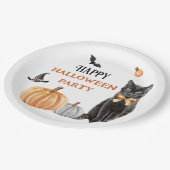 ブキュート幽霊ハローウィンパーティ ペーパープレート (アングル)