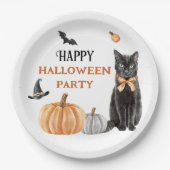 ブキュート幽霊ハローウィンパーティ ペーパープレート (正面)