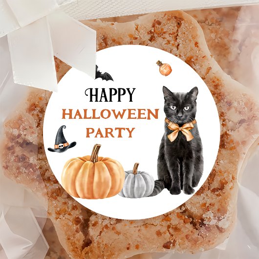 ブキュート幽霊ハローウィンパーティ ラウンドシール