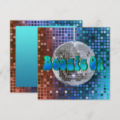 ブギーオン！1招待状 (正面/裏面)