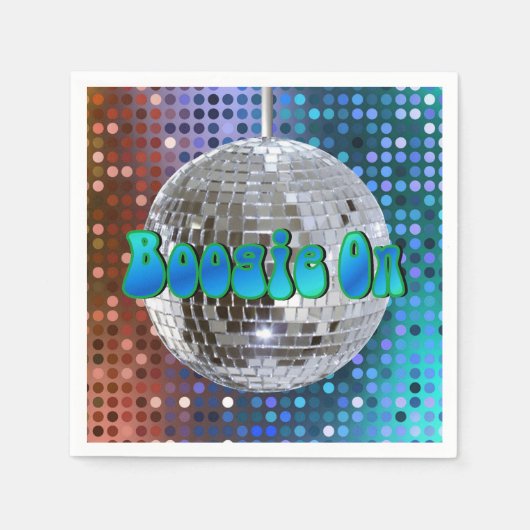 ブギーオン!1 スタンダードカクテルナプキン (正面)