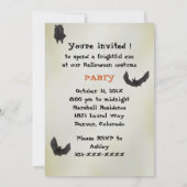 ブギーゾンビハローウィンパーティ 招待状 (裏面)