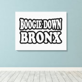 ブギーダウンブロンクス、ニューヨーク キャンバスプリント (インサイチュ (ウッドフロア))