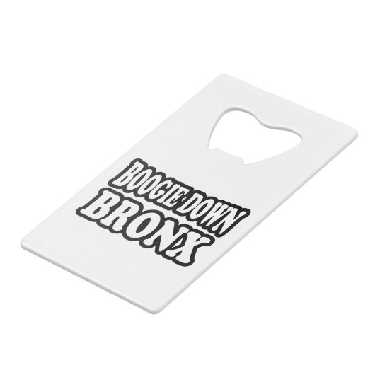 ブギーダウンブロンクス、ニューヨーク クレジットカード栓抜き (裏面アングル)