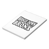 ブギーダウンブロンクス、ニューヨーク ノートパッド (回転)