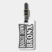 ブギーダウンブロンクス、ニューヨーク ラゲッジタグ (正面縦)