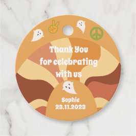 ブギーハロウィーンレトロ子供の誕生日 フェイバータグ