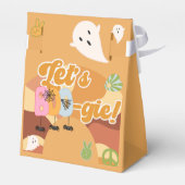 ブギーハロウィーンレトロ子供の誕生日 フェイバーボックス (裏面サイド)