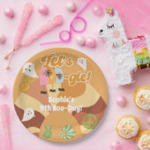 ブギーハロウィーンレトロ子供の誕生日 ペーパープレート (パーティー)