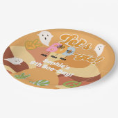 ブギーハロウィーンレトロ子供の誕生日 ペーパープレート (アングル)