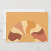 ブギーハロウィーンレトロ子供の誕生日 招待状 (裏面)