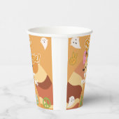 ブギーハロウィーンレトロ子供の誕生日 紙コップ (右)