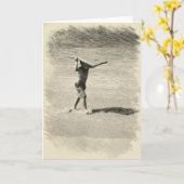 ブギーボーディング カード (黄色い花)