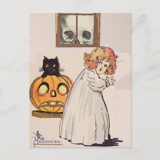 ブギーマン（ヴィンテージ・ハロウィンカード） ポストカード (正面)