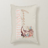 ブギー女性のカーボーイボホカントリーガールヴィベ アクセントクッション (正面(垂直))