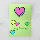ブギー誕生日カード カード (内部)