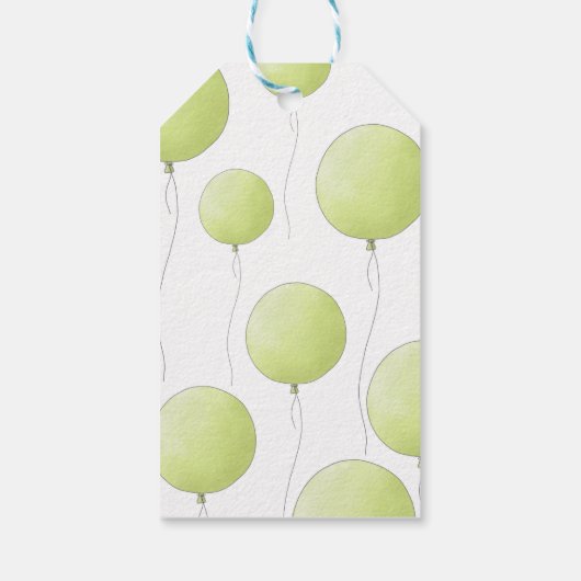 ブギー誕生日キッドの誕生日ギフトラベル/メッセージカード ギフトタグ (裏面)