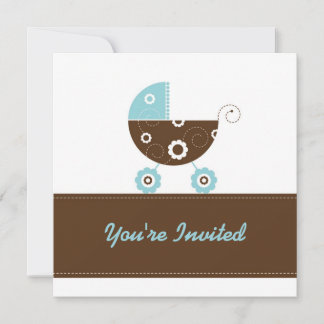 ブギー赤ちゃんシャワー(7x5) 招待状