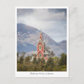 ブクスネス教会ロフォテンノルウェー ポストカード (正面)