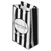 ブクラシックラッストライプク スモールペーパーバッグ (正面アングル)