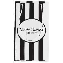 ブクラシックラッストライプク スモールペーパーバッグ