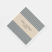 ブクラシックルーストライプズNapkins スタンダードランチョンナプキン (角)