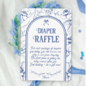 ブクラシックルーフローラオーナメントおむつラッフル エンクロージャーカード