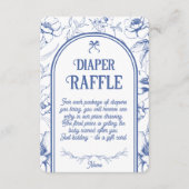 ブクラシックルーフローラオーナメントおむつラッフル エンクロージャーカード (正面)