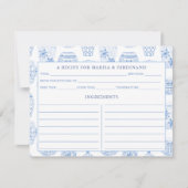 ブクラシックルー及びホワイトジンジャージャーレシピカード 招待状 (正面)