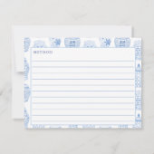 ブクラシックルー及びホワイトジンジャージャーレシピカード 招待状 (裏面)