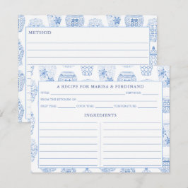 ブクラシックルー及びホワイトジンジャージャーレシピカード 招待状