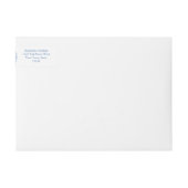 ブクラシックルー及びホワイトセラミックベース ラップアラウンドラベル (正面)