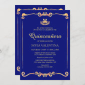 ブクラシックルー金ゴールドキンセアニェラ 招待状 (正面/裏面)