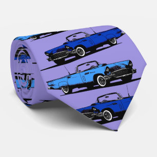 ブクラシックルー1950sスポーツカー ネクタイ