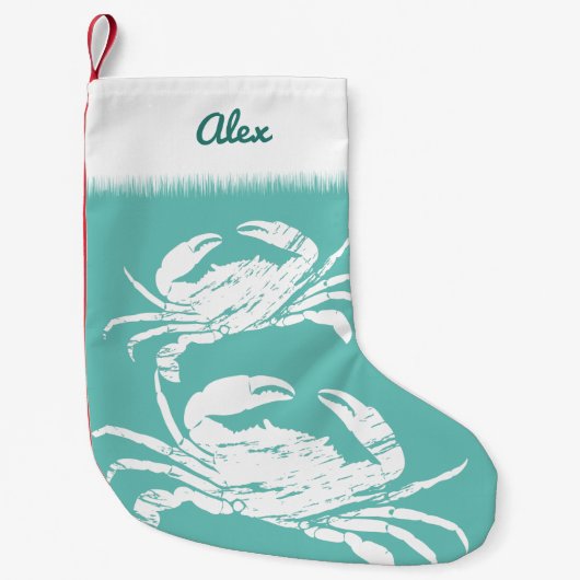 ブクールル航海のガニカスタムビーチ スモールクリスマスストッキング (正面)