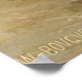 ブグエラウクラシックの1889年絵画の羊飼いの娘 ポスター (角)