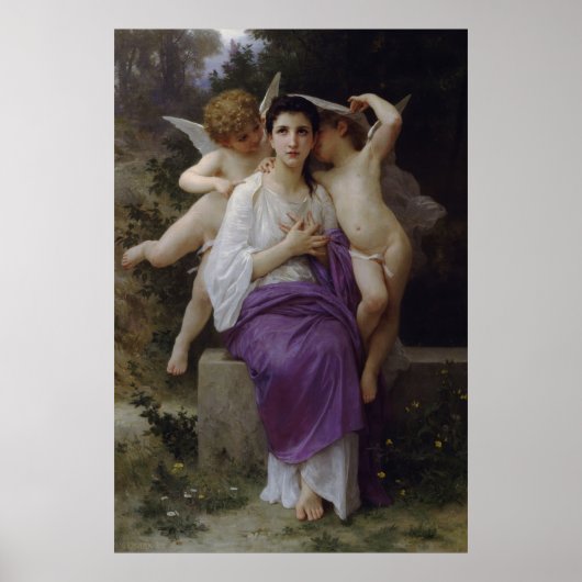 ブグエラウ絵画のハートの目覚め(1892年) ポスター (正面)
