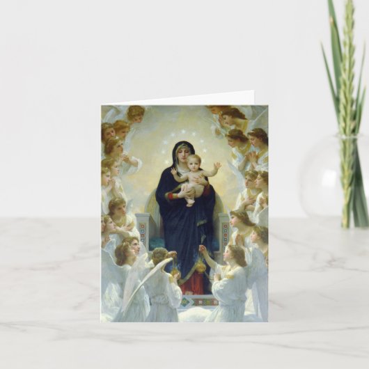 ブグエローヴァージンと天使とのキリストの子ども シーズンカード (正面)