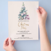 ブグデットクリスマスツリーホリデーパーティー チラシ (手)