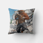 ブグベアーヒーロー救出子ファンタジー装飾用クッション クッション (裏面)