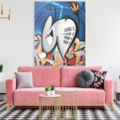 ブグラット火災監視網02.25.2018 キャンバスプリント (インサイチュ (リビング))