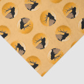 ブグリングブルエルクアットサンセットオリジナルワイルドライフアート 薄葉紙 (詳細)