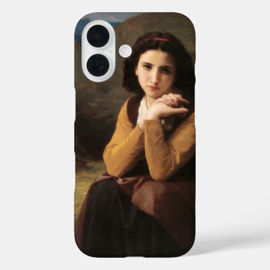 ブグローによる「乙女」 (Femme Mignonne) Case-Mate iPhoneケース (裏面)