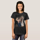 ブグローによる『天使の歌』(1881) Tシャツ (正面フル)
