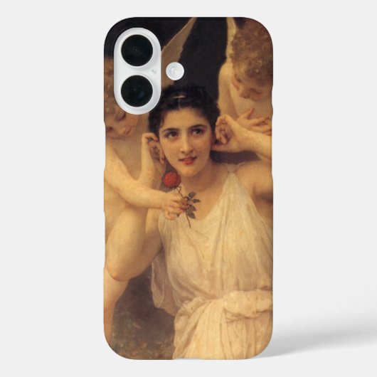 ブグローによる「青春」 ヴィクトリア朝の天使の肖像画 Case-Mate iPhoneケース (裏面)