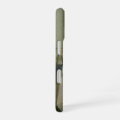 ブグロー作天使の肖像画「仕事の邪魔」 iPhone 16ケース (右側面)