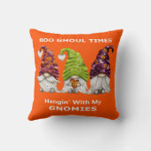 ブグールタイぶら下がったムズとMy Gnomies Halloween クッション (裏面)