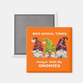 ブグールタイぶら下がったムズとMy Gnomies Halloween マグネット (正面/裏面)