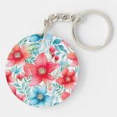 ブケ魅力的ランヤパターン–65292 キーホルダー (裏面)